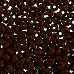 Бисер PRECIOSA 13600 коричневый 500 гр. (№10)